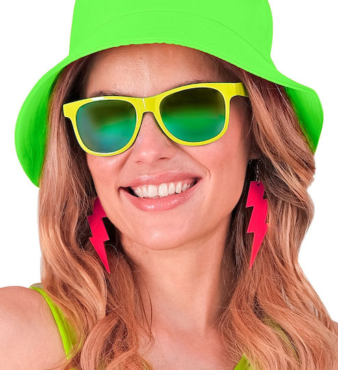 Cercei Accesorii "Cercei Fulger Neon Roz Anii '80"