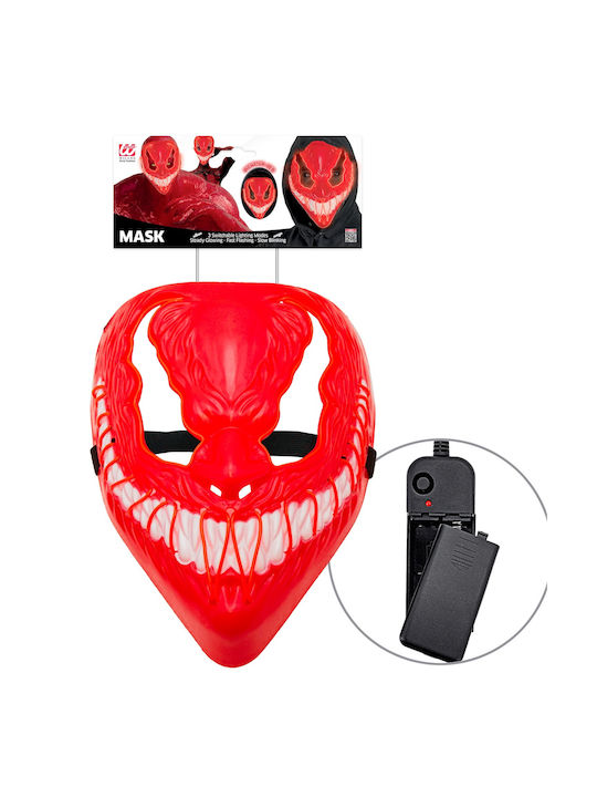 Μασκα Venom Led Φως Κοκκινη