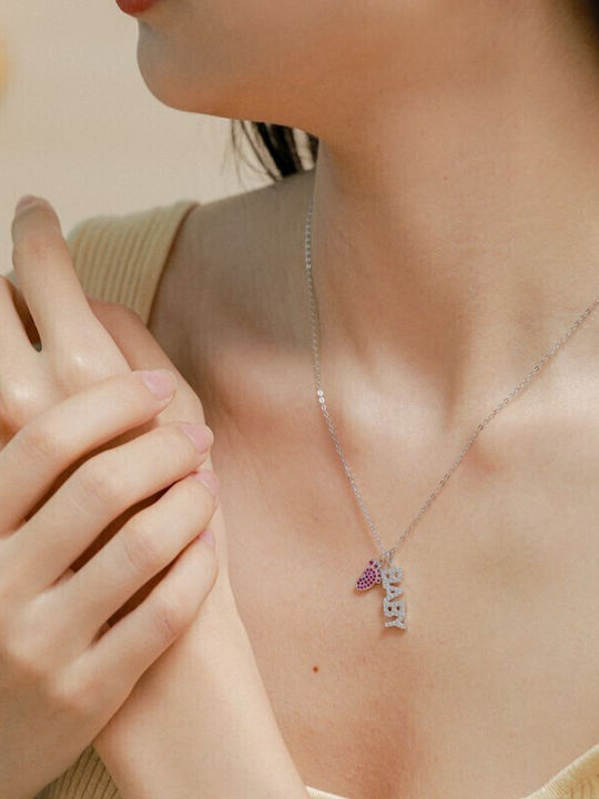 Jooliete Halskette aus Silber mit Zirkon