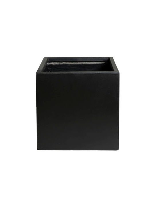 Harmony Γλάστρα Πήλινη Μαύρο 50x50x51εκ.