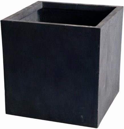 Harmony Γλάστρα Πήλινη Μαύρο 50x50x51εκ.