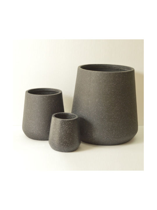 Harmony Topf Keramik Black 56x56x73cm.