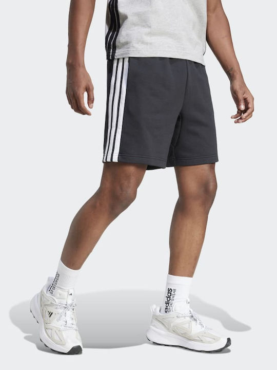 French Terry 3-stripes Men's Shorts Black
