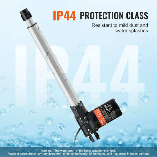 Vevor Linear Actuator 12V 12 Inch Heavy Duty 1320lbs/6000N 0.19 Inch/S Ip44 Protection