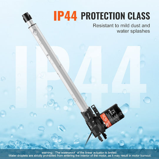 Vevor Linear Actuator 12V 16in Heavy Duty 1320lbs/6000N 0.19"/s IP44 Protection