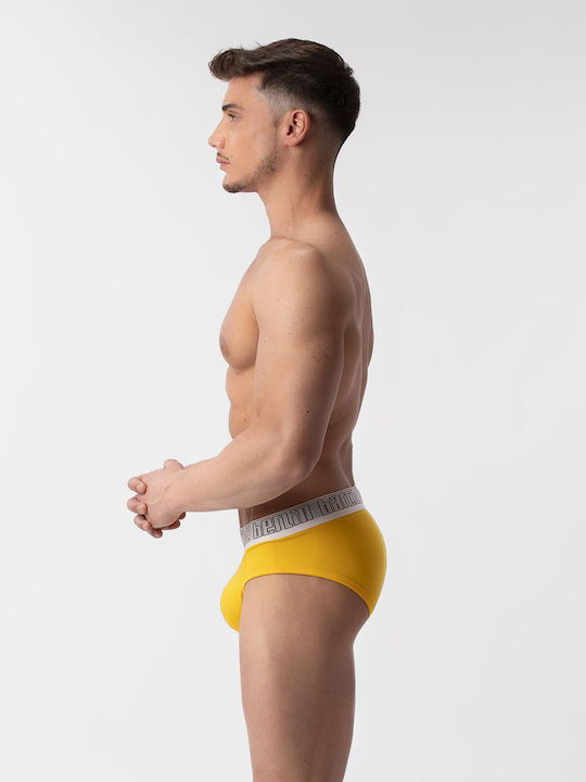 Barcode Berlin Men's Brief Yellow