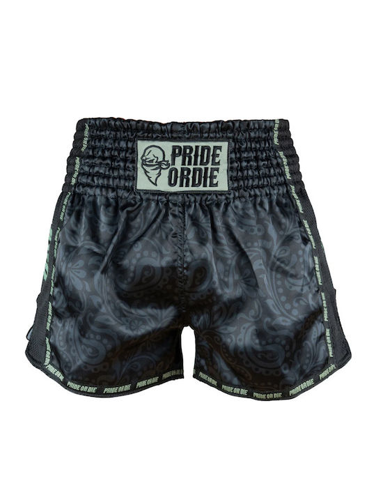 Pride Die Fearless Thai Shorts Black