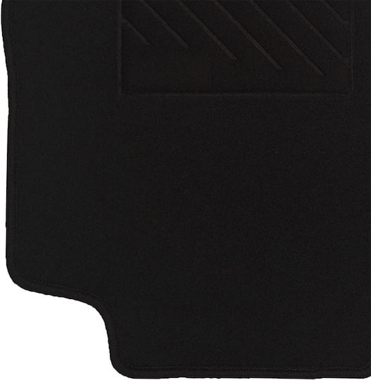 Set of Front and Rear Mats 4pcs for Mercedes-Benz A Class 1997-2004 Black