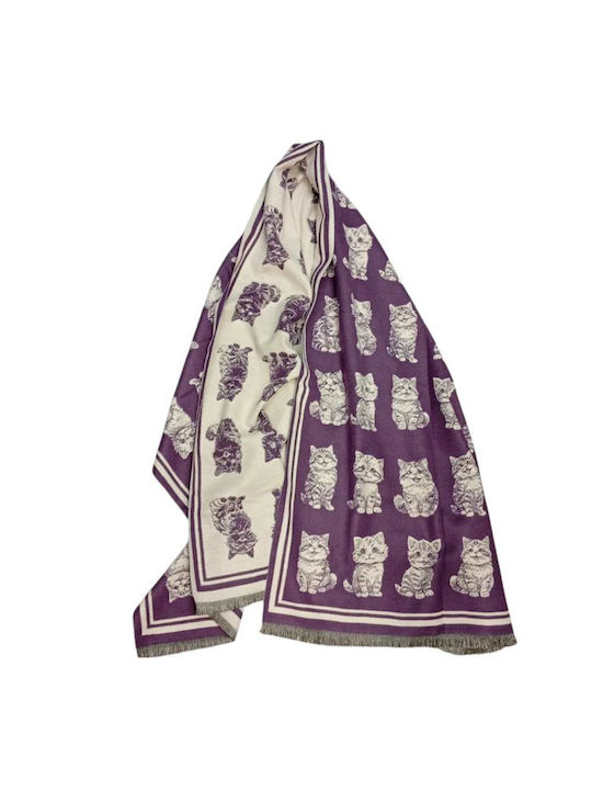 Mdl Women's Scarf Purple