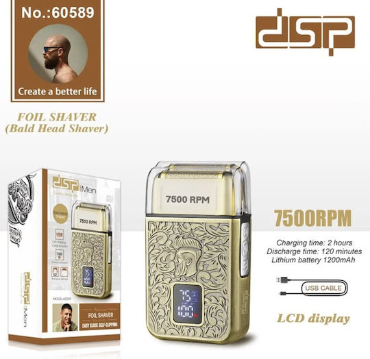 DSP 617628 Foil Electric Shaver Face / Body Rechargeable