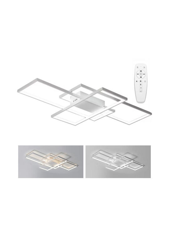 Toolight Plafonieră de Tavan Albă cu LED Integrat