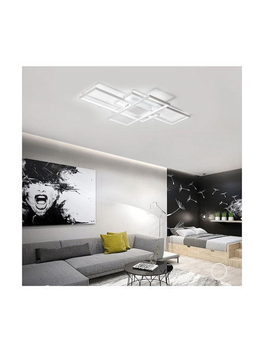 Toolight Plafonieră de Tavan Albă cu LED Integrat