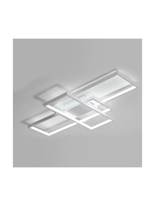 Toolight Plafonieră de Tavan Albă cu LED Integrat
