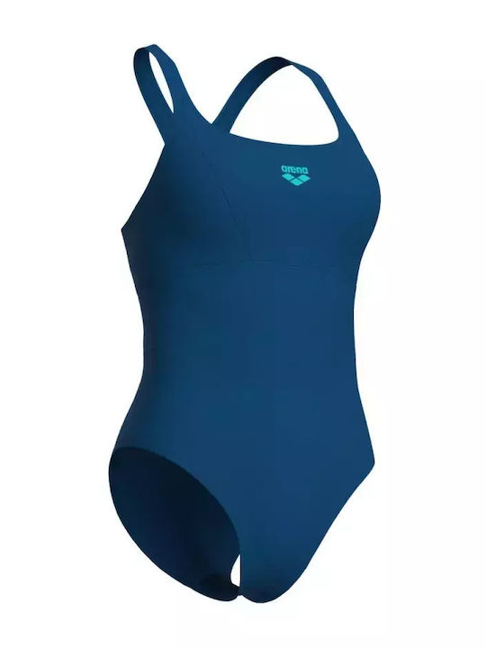 Arena Solid Women's One Piece Competition Swimsuit Blue