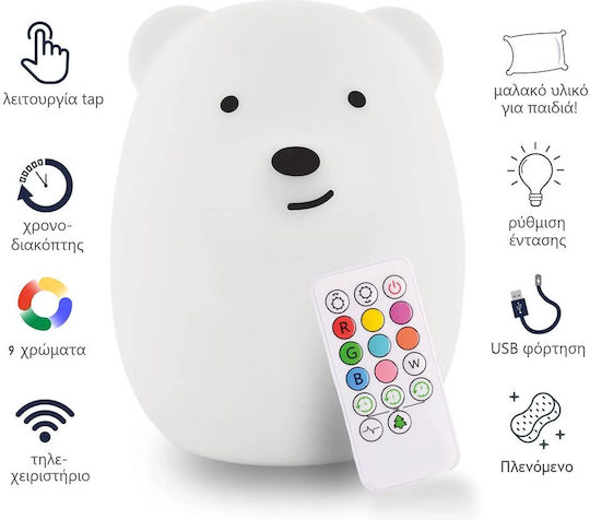 Bear Mini Light Portable Night Lamp Ang-210