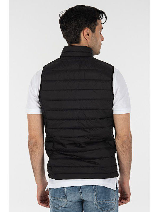 Double Sleeveless Jacket Black