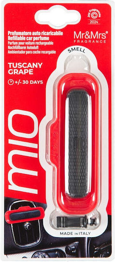 Mio Tuscany Grape Red Car Air Freshener Mr&mrs Fragrance
