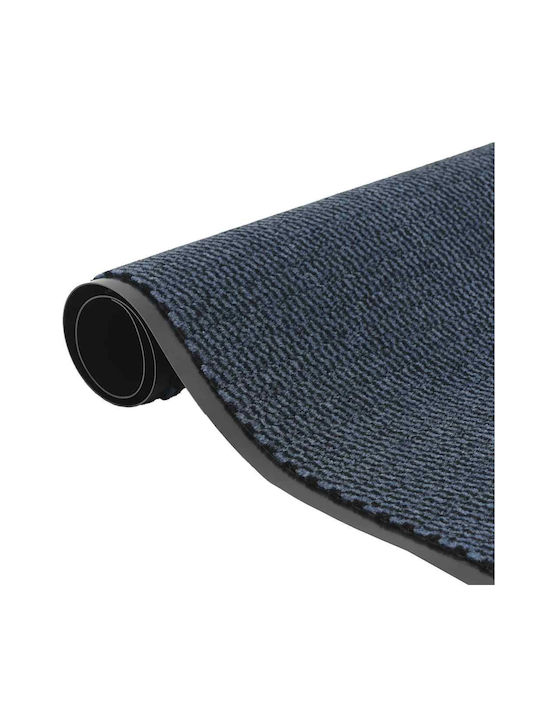 vidaXL Anti-slip Rug Rectangular Blue