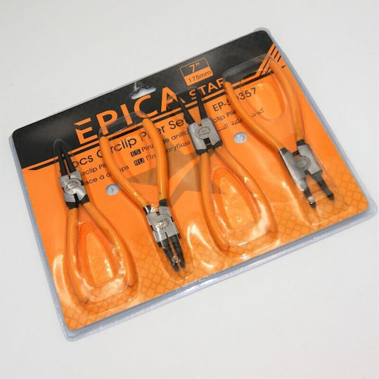 Epica Star Pliers set Length 177.8mm 4pcs