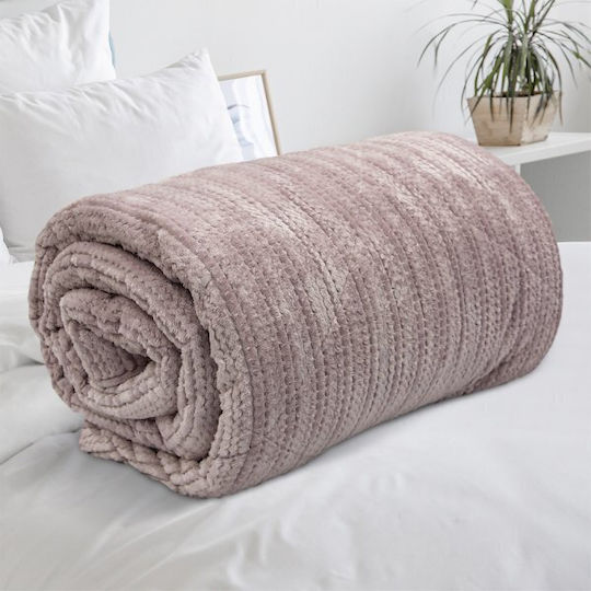 Lino Home Duvet Cover Queen 220x240cm Stacy Lilac 800 GSMGsm