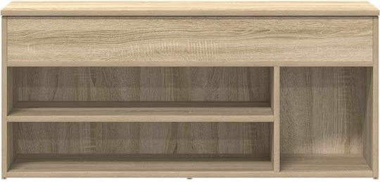 Έπιπλο Εισόδου με Παπουτσοθήκη Καφέ 102x30.5x45εκ.