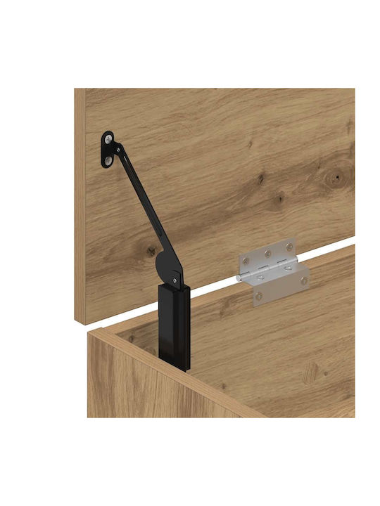 Мебел За Антре с Шкаф За Обувки Кафяв 102x30.5x45см