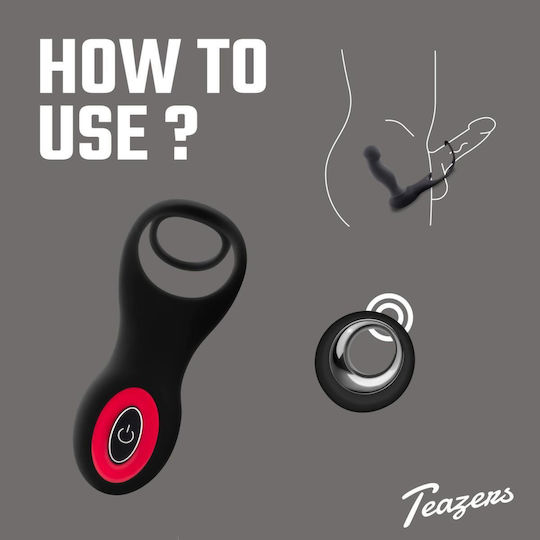 Teazers Cock- und Hodenring Prostata-Vibrator mit Fernbedienung | Skroutz  Germany