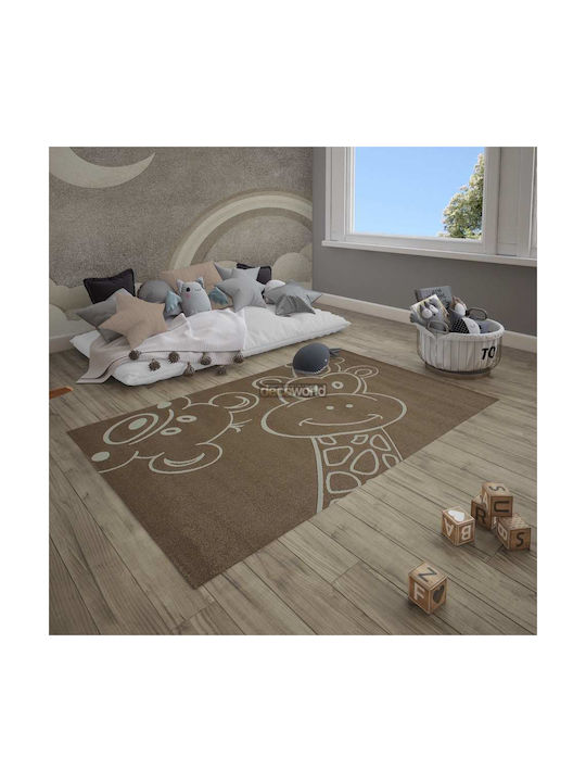 Koulis Carpets 1232b Kinder Teppich Beige 70x150cm