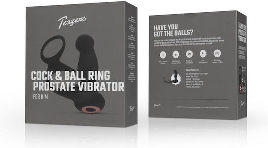 Teazers Cock & Ball Ring Prostate Vibrator Remote Control