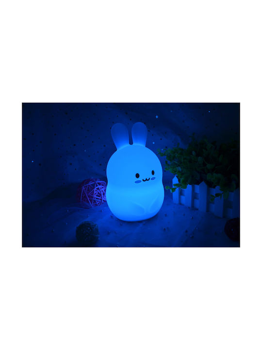 FreeOn Nachtlichter Für Das Kinderzimmer LED Eule Usb Weiß Mit RGB Licht