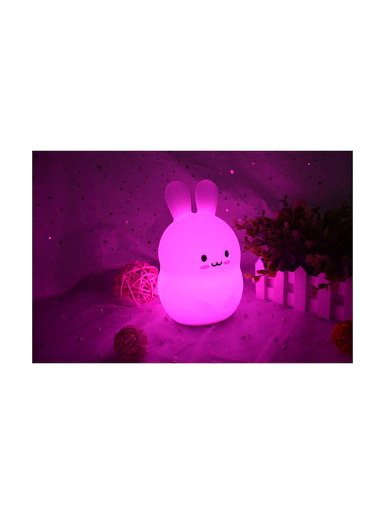 FreeOn Nursery Night Light LED Rabbit Power White