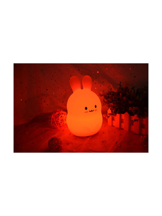 FreeOn Nursery Night Light LED Rabbit Power White