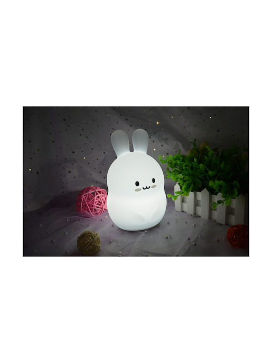 FreeOn Nursery Night Light LED Rabbit Power White