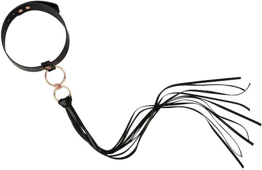 Rosy Gold Collar Flogger Black