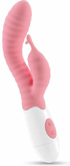 Crushious Δονητής Rabbit 20cm Ροζ