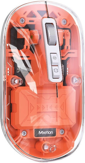 Meetion MT-BTM005 Wireless Bluetooth Mouse Portocaliu