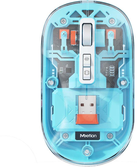 Meetion MT-BTM005 Wireless Bluetooth Mouse Blue
