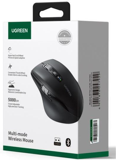 Ugreen M751 Безжичен Bluetooth Мишка Черен