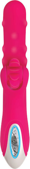 Evolved Novelties Love Spun Vibrator Iepurele Vibrator de iepure reîncărcabil 23.5cm Roz