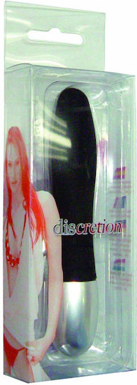 Seven Creations Discretion Mini Κλασικός Δονητής 11cm Black