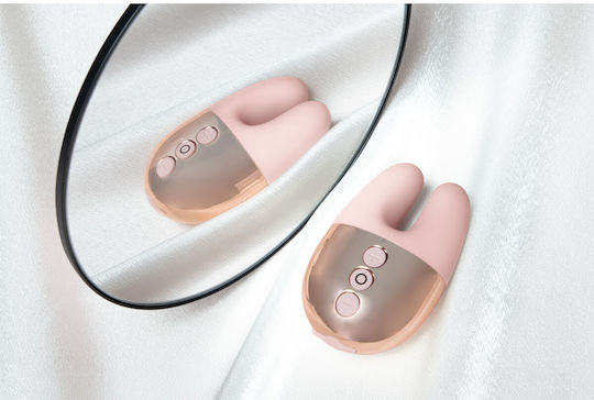 Le Wand Double Vibe Mini Κλειτοριδικός Δονητής 8.4cm Rose Gold
