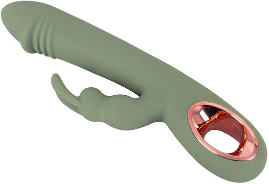You2Toys Slim Vibrator Iepurele 2cm Verde
