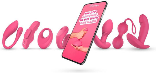 EasyConnect Vibrator pentru cupluri cu Telecomandă Roz