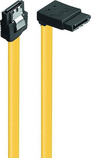 Powertech Powertech Festplattenkabel 7-Pin SATA III - 7-Pin SATA III Kabel 35cm Gelbe