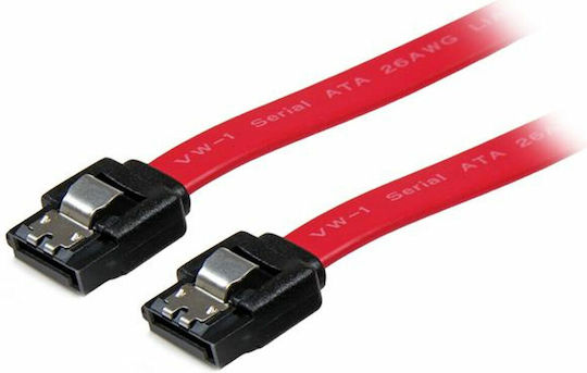 StarTech 7-Pin SATA III to 7-Pin SATA III Cable 30cm Red (LSATA12