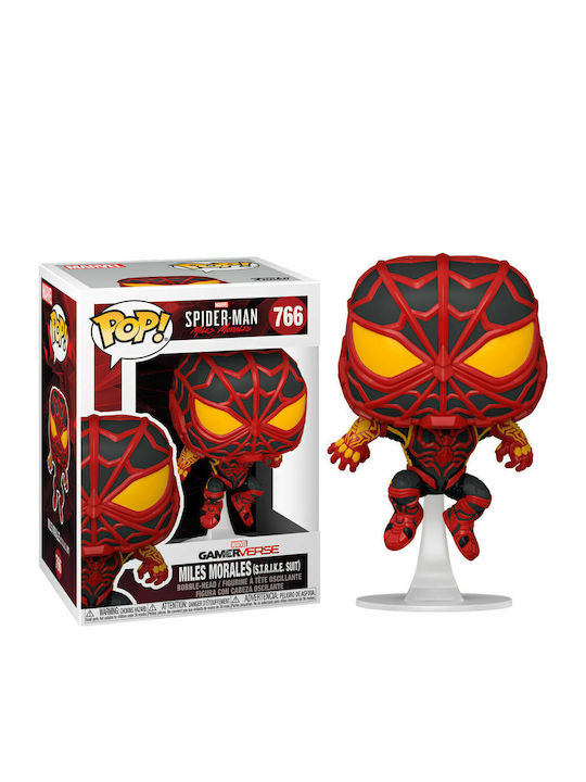 Funko Pop! Marvel: Miles Morales (S.T.R.I.K.E. Suit) Bobble-Head Funko Pop! Marvel: Miles Morales (S.T.R.I.K.E. Suit) Bobble-Head