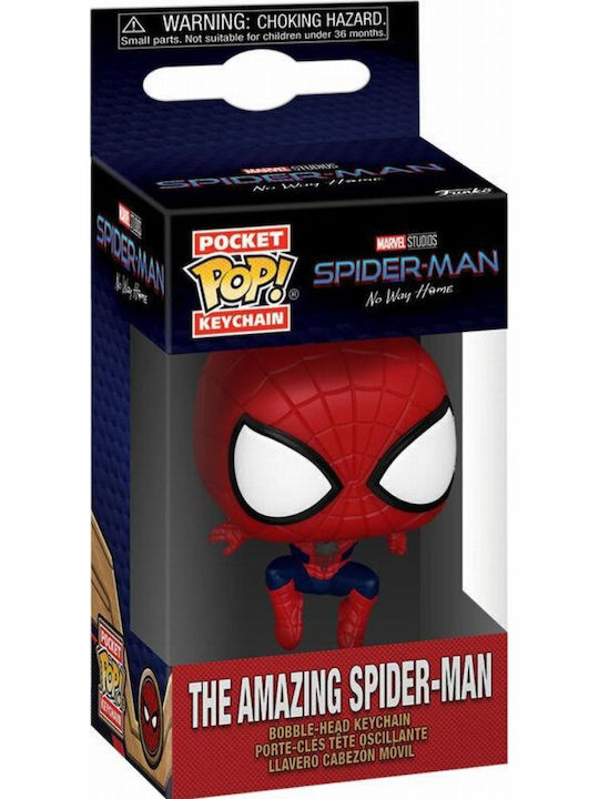 Funko Pocket Pop! Keychain Marvel: The Amazing Spider-Man (Leaping) Bobble-Head Funko Pocket Pop! Keychain Marvel: The Amazing Spider-Man (Leaping) Bobble-Head