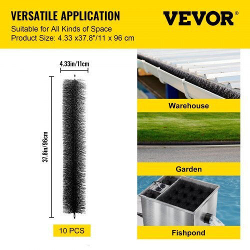 Vevor Metallic Chimney Cleaning Brush Round with Diameter 109.982mm