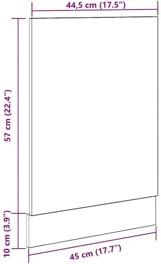 vidaXL Dishwasher Front page Dishwasher 8721158436573