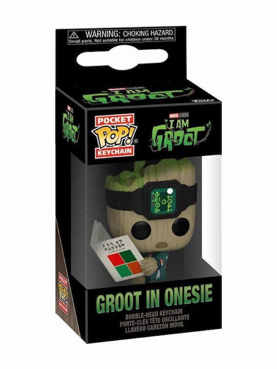 Funko Pocket Pop! Keychain Marvel: Marvel - Groot in Onesie